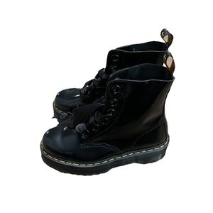 Dr. Martens Black Women's Molly Platform Boots with Bouncing Sole Size 10